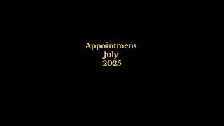 "Newly Appointed Governors in July 2025 | Latest Current Affairs"