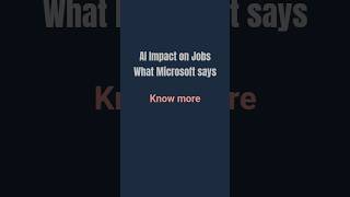 AI May Take Over Or Can Assist These Job Roles