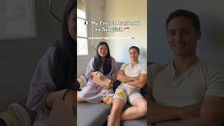 Singlish challenge for 🇫🇷 husband - will he make it?! 🤭 #culture #singlish #singapore