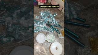 cheapest craft haul! starting at 90 rupees 📎✨#crafthual #meeshohaul #cheaphaul