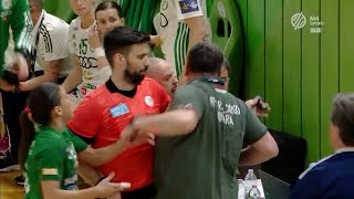 Handball Coaches Fight / Gabor Elek vs Ambros Martin | FTC vs Gyori Audi ETO KC | 14.4.2022