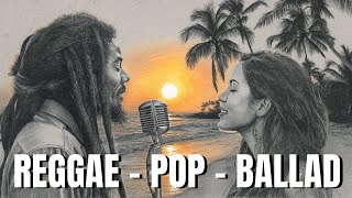 【Reggae Pop Ballad 51】 Sunset Voices on the Island Shore – Romantic Reggae Duets in Warm Twilight