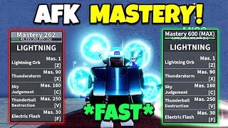 How To AFK Lightning Mastery! *FAST*