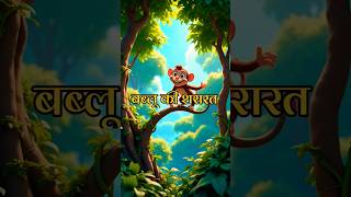 जब बंदर बना टोपी वाला हीरो!  बंदर, कुछ टोपियाँ और एक चालाक दिमाग! #funnycartoon #cartoon #3dcartoon