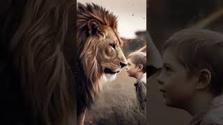 Boy merging with Lion #emotionalenglishstory #englishmoralstories #englishstorytime