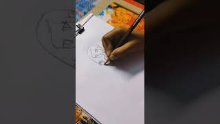 Cute Doll drawing 🥰🥰 #youtubeshorts  #viral  #shorts #howtodrowagirl