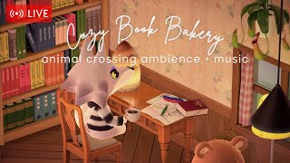 【Cozy Bakery & あつ森BGM】🍰☕ コーヒーを楽しみながら、甘いスイーツを味わい、友達と一緒に勉強できる本屋カフェの空間 📚 心地よいジャズ音楽 + あつ森の環境音 + 本をめくる音