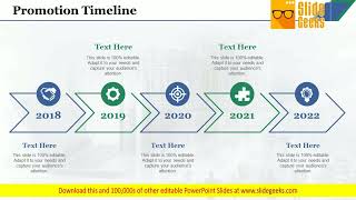 Promotion Timeline Ppt Powerpoint Presentation Styles Shapes