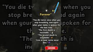 👉 "Discipline Hurts a Day, Regret Hurts Forever" #Legacy #LifeTruth #Motivation #Immortality