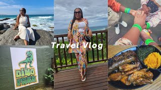 Travel Vlog: Beach Restaurant | Port Edward Beach | Dino Park | #travelvlog #roadto500subs #vacation