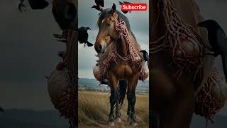 allah!! horse caught in a a big trouble #horse #animals #rescuegoat #easyanimal #animallovers