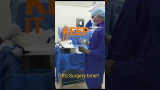 Getting ready for surgery !! #spinesurgeon #spine #shorts #ytshorts #surgery #operation #viral #dr
