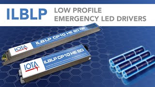 Emergency LED Drivers for Minimal Compartment Spaces with the IOTA ILBLP "Low Profile" Series
