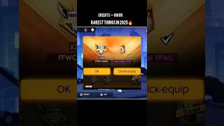 REREST ITEMS IN FREEFIRE - 2025 | TAMIL #freefirerareitemscollection #freefiremax