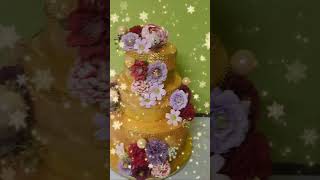 Gold cake#goldcake#newghiblitrend#ghibliart#akshitacooking&bakery