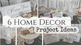 Repurposed HOME DECOR Ideas that SELL! - 6 TRASH to TREASURE Projects