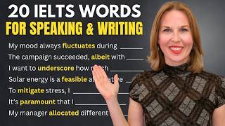 20 IELTS Words for BOTH Speaking & Writing | Advanced English Vocabulary