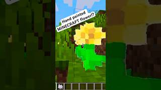 Hand painted flower in MINECRAFT!