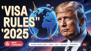 2025年の米国パスポート保持者向けビザ要件🌍 | アメリカ人旅行者向けグローバルビザ完全ガイド