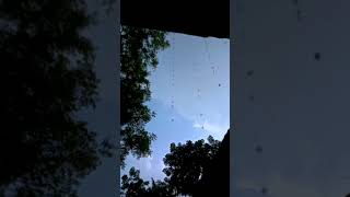 Yuhi Barad Baras kali ghata barsa 🌧️|Whatsapp status|#shorts #nature