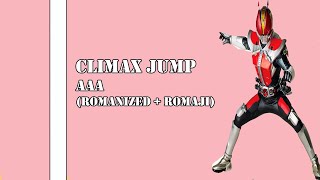 [ Lyrics Rom/Eng ] Climax Jump - AAA