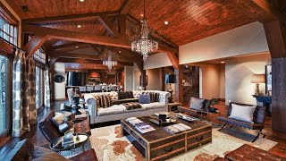 COZY! 100+ RUSTIC INTERIOR DESIGN IDEAS | ADD CHARM AND NATURAL BEAUTY INTO LIVING INTERIORS SPACE