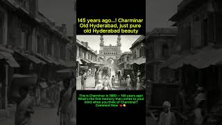 Charminar 1880 😳 | 145-Year-Old Hyderabad Footage | Old Charminar History #shorts