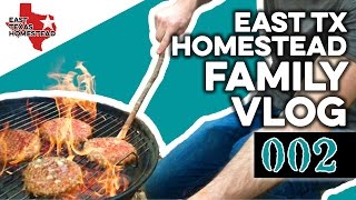Grilling Burgers at The Park | East Texas Homestead Vlog 002 | #EastTexasHomestead