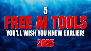 もっと早く知っておきたかった！2025年の無料AIツール5選