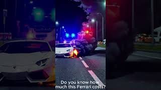 Actor’s Custom Lamborghini Melts Down – Firetruck On Scene!