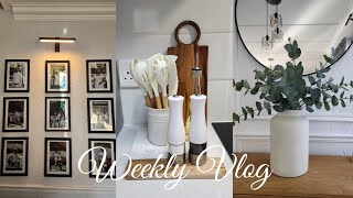 Vlog: Cornice installation, finally | Shein Homeware Haul | Picture Lights | Cooking | Cleaning |