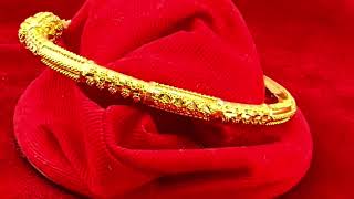 Exquisite 22K Gold Bangle GBL1115 Totaram's Authentic Indian Jewelry for Traditional & Modern Styles