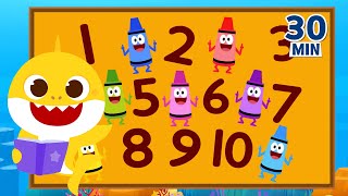 Counting Up to 20 | Number & Shape Songs | Baby Shark Classroom - Learning for Kids