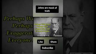 Why jokes are called mask of truth? #sigmundfreud#psychologyshorts #selfhelp #jokesandtruth #mind