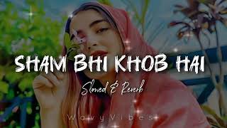 Shaam Bhi Khoob Hai | Slowed+ Reverb | Alka Yagnik ‘ kumar | Heart Touch❤️| WavyVibes | #lofi