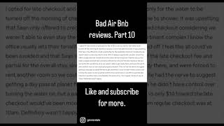 Bad #airbnb reviews part 10. #realestate #realestateinvesting #airbnbexperience #florida