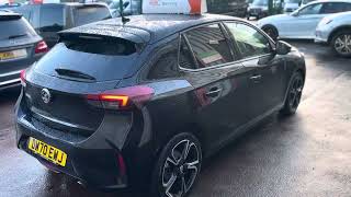 Vauxhall corsa 1.2 SRI 5 door in black @ Elitecars wishaw
