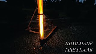 Homemade Fire Pillar