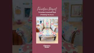 Victorian Upholstery Armchair Find #upholstery #antique #restoration #fabricaddict #diyhomedecor