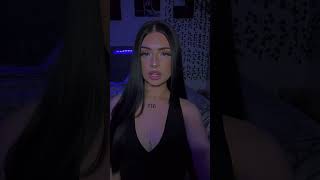 Sultry Aesthetic: Woman's Moody Black Tank Top Look#moodyvibes #darkaesthetic #tattoogirl