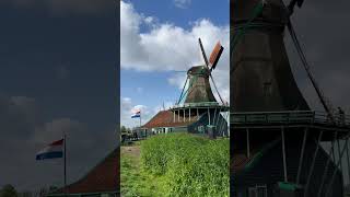 Netherlands windmills #netherlands #windmills #zaanseschans