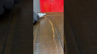 Cracked Table Repair #furniture #repair #fix #diy #howto #wood #hack #furniturerepair