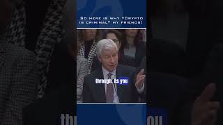 JP Morgan CEO on Crypto. #blockchain #decentralizedfinance #shorts