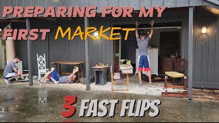 FLIPPING FURNITURE FAST, Vintage furniture upcycling.
