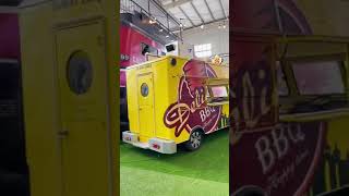 GREEN BBQ Food Truck Huge Electric Food truck show