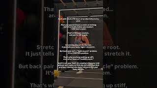 #backpain #rehab #deskjob #chronicpainn #posture #lowbackpain #painrelief #deskjoblife #painfreelife