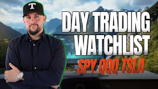 デイトレードウォッチリスト - SPY QQQ NQ ES TSLA