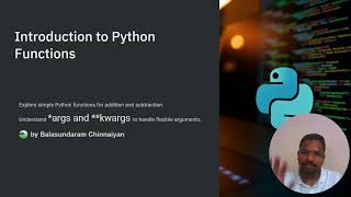 Function calling in python Tamil . How to create python function. *agrs and **kwargs in python .