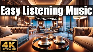 EASY LISTENING Music ☕️ 4K ULTRA HD | Instrumental Covers