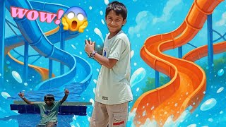 "Momo Inn Water Park" এ গিয়ে কি মজা করলাম 😲|Enjoyable moments at Momo Inn  |#trending #fun  #momoinn
